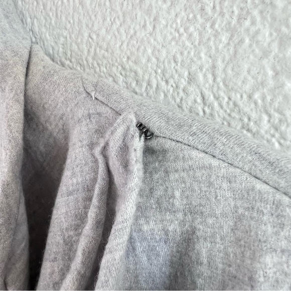 SABA Little Karlie Cardigan in Grey Marle Merino Wool - Picture 5 of 13